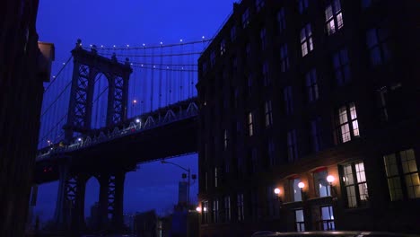 A-nice-view-of-a-Brooklyn-New-York-street-with-the-Bridge-background-and-apartments-foreground-3