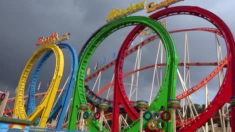 A-roller-coaster-at-an-amusement-park-offers-thrills-1
