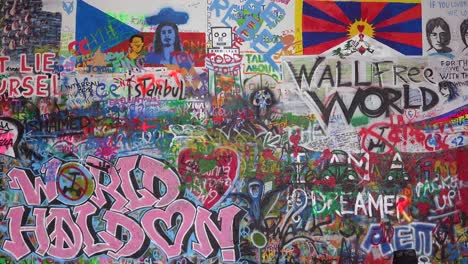 Graffiti-art-decorates-the-John-Lennon-Wall-of-free-speech-in-Prague-Czech-Republic-3