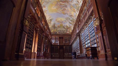 The-Strahov-Monastery-in-Prague-Czech-Republic-includes-one-of-the-world's-most-beautiful-ancient-libraries