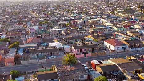 Aerial-over-townships-of-South-Africa-with-poverty-stricken-slums-streets-and-ghetto-buildings-1