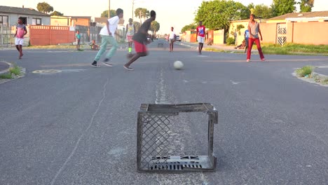 Kids-play-soccer-football-on-the-streets-in-a-South-African-township-1