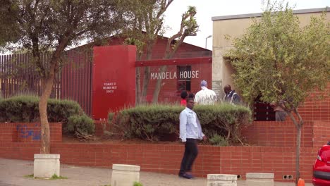 Establishing-shot-of-Mandela-House-in-Soweto-township-South-Africa