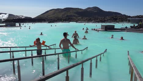 Establishing-of-bathers-enjoying-the-famous-Blue-Lagoon-geothermal-hot-water-spa-and-bath-in-Grindavik-Iceland-6