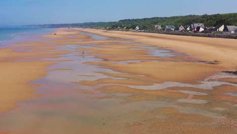 Gute-Antenne-über-Omaha-Beach-Normandie-Frankreich-Standort-Des-Zweiten-Weltkriegs-D-day-Alliierte-Invasion-5