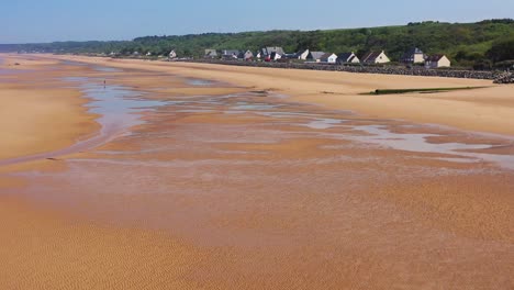 Good-aerial-over-Omaha-Beach-Normandy-France-site-of-World-War-two-D-Day-allied-invasion-6