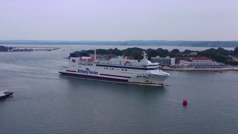 Aerial-over-a-Brittany-Ferry-boat-sailing-across-the-English-Channel-from-England-to-France-1