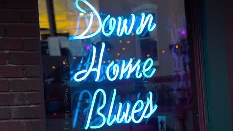 A-neon-sign-on-Beale-Street-Memphis-reads-Down-Home-Blues-music