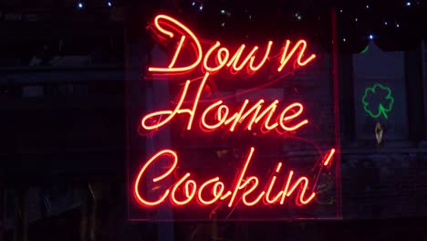 Neon-sign-on-Beale-Street-Memphis-identifies-Memphis-Down-Home-Cooking-restaurant