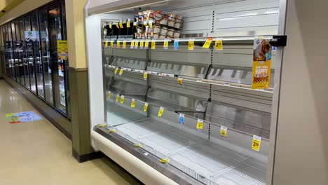 2020---supermarket-and-store-shelves-are-mostly-empty-during-the-Corona-virus-COVID-19-virus-outbreak-in-America-2