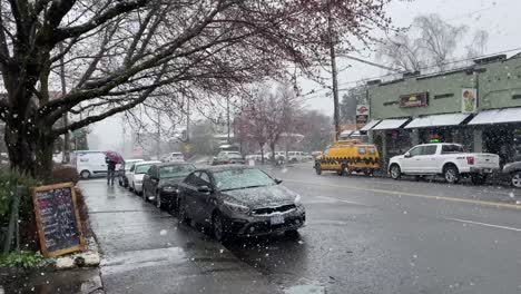 Heavy-winter-snow-falls-in-a-traditional-American-neighborhood-and-businesses-in-Portland-Oregon-1