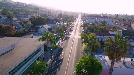 2020---aerial-of-the-streets-of-Ventura-California-mostly-empty-as-all-businesses-close-during-the-Coronavirus-Covid-19-epidemic-crisis-2