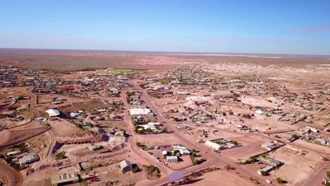 Aerial-drone-shot-reveals-the-outback-bush-opal-mining-town-of-Coober-Pedy-Australia-2