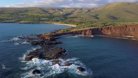 A-flyover-aerial-of-Manele-Point-on-the-Hawaii-island-of-Lanai-5