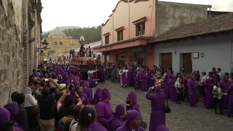 Robed-priests-carry-incense-burners-in-a-colorful-Christian-Easter-celebration-in-Antigua-Guatemala-4