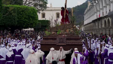 Robed-priests-carry-giant-coffins-in-a-colorful-Christian-Easter-celebration-in-Antigua-Guatemala-3