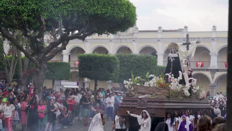 Robed-priests-carry-giant-statues-in-a-colorful-Christian-Easter-celebration-in-Antigua-Guatemala-1