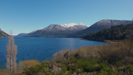 Aerials-of-the-Andes-and-natural-scenic-beauty-of-Lago-Nahuel-Huapi-Bariloche-Argentina-2