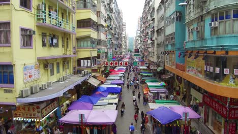 Establishing-shots-of-busy-streets-and-apartment-complex-of-Hong-Kong-China