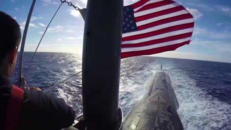 Navy-Sailors-Inspect-And-Maintain-The-Uss-Texas-A-Nuclear-Submarine-At-Sea-10