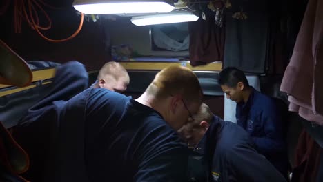Scenes-Inside-An-American-Nuclear-Submarine-Includes-Sleeping-Quarters-And-Bunk-Beds