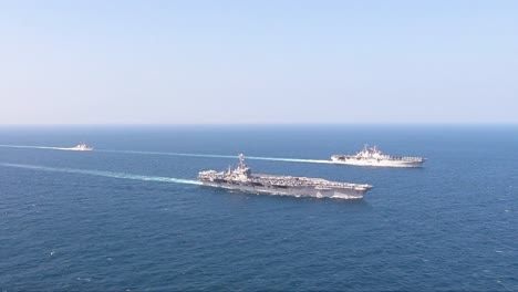 Aerial-Of-Us-Navy-Ships-And-Aircraft-Carriers-Of-The-John-C-Stennis-Carrier-Strike-Group-2