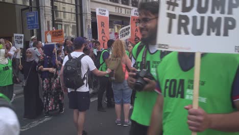 Pro-Palestinian-Protestors-Take-To-The-Streets-During-Ptotest-Marches-On-The-Streets-Of-London-England-To-Protest-The-Visit-Of-US-President-Donald-Trump