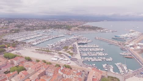 Luftaufnahme-über-Dem-Hafen-Von-Nizza-Frankreich