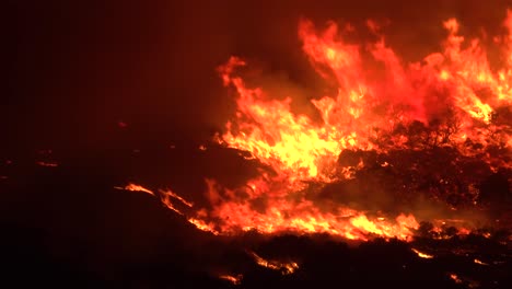 Huge-Flames-Rise-At-Night-As-The-Cave-Fire-Near-Santa-Barbara-California-Burns-Vast-Acres-Of-Southern-California-Hillsides-3