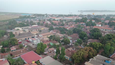 Good-Aerial-Over-Rural-Neighborhoods-Near-Bissau-In-Guineabissau-West-Africa-A-Typical-West-African-City-1