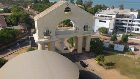 Aerial-View-Of-Arch-22-Gateway-To-Gambia-West-Africa