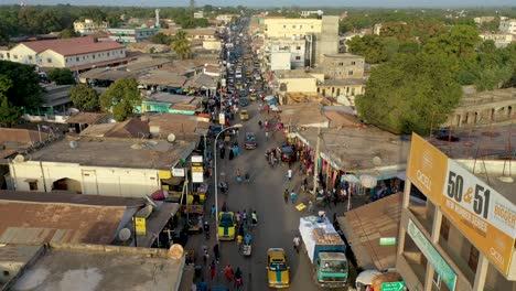 Very-Good-Aerial-Over-West-African-Street-Market-In-Gambia-Passes-For-Guinea-Bissau-Sierra-Leone-Nigeria-Ivory-Coast-Or-Liberia-2