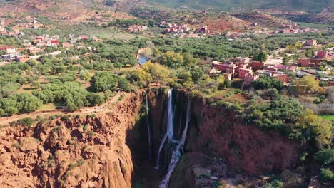 Beautiful-Aerial-Of-Ouzoud-Waterfall-In-Morocco