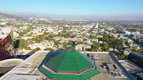 Aerial-Over-The-Pacific-Design-Center-In-West-Hollywood-Los-Angeles-California-1