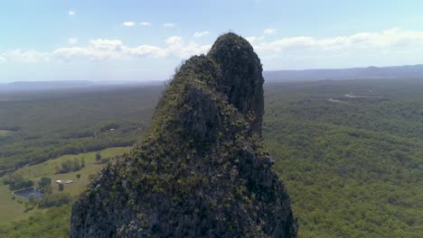 An-Aerial-View-Shows-The-Glass-House-Mountains-In-Queensland-Australia-3