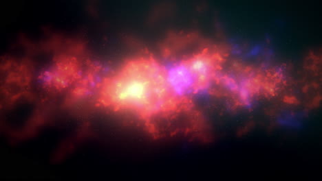 Cinematic-background-with-cloudy-in-galaxy-and-motion-camera