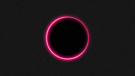 Animation-abstract-neon-red-circle-motion-disco-background