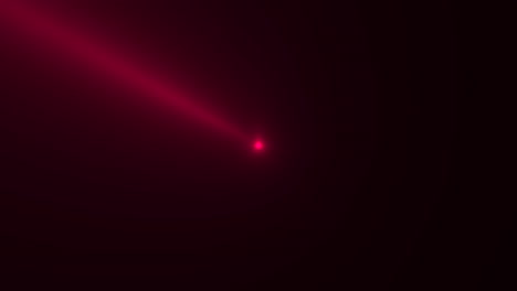 Animationsbewegung-Rot-Leuchtende-Scheinwerferstrahlen-Auf-Dunklem-Hintergrund-In-Der-Bühne