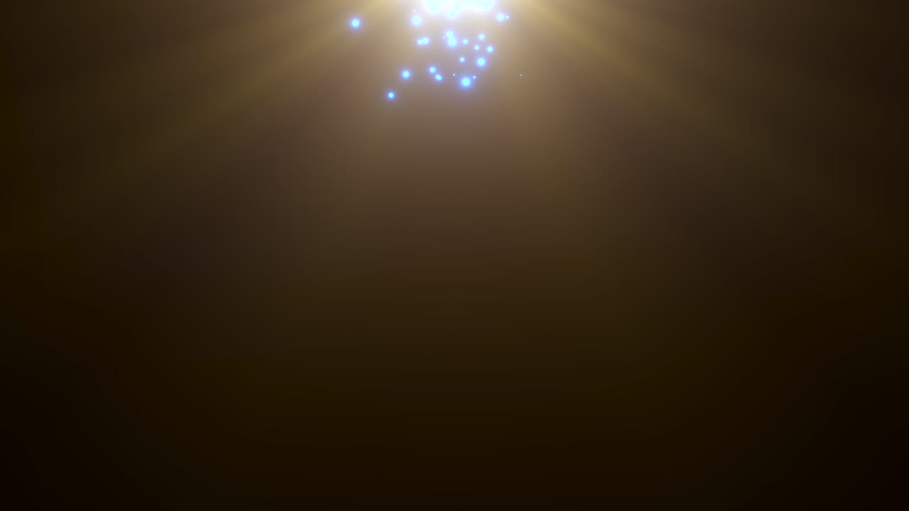 Premium stock video Motion blue particles and stars in galaxy