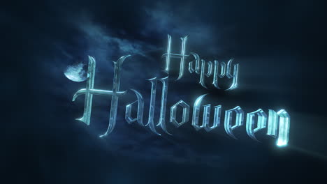 Animationstext-Happy-Halloween-und-Mystische-Animation-Halloween-Hintergrund-Mit-Dunklem-Mond-und-Wolken-1