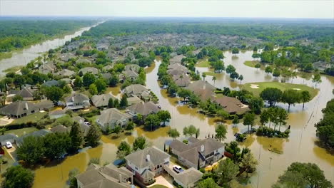 An-Aerial-Over-The-Flooding-And-Destruction-In-Houston-From-Hurricane-Harvey