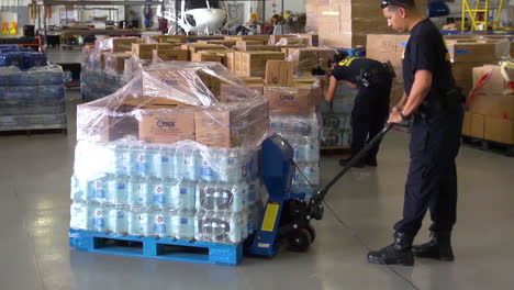 Water-And-Relief-Supplies-Are-Delivered-To-Victims-Of-Hurricane-Maria-In-Puerto-Rico-By-The-Us-Customs-And-Border-Patrol