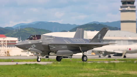 F35B-Lightning-Ii-Aircraft-Prepare-To-Take-Off-From-A-Runway-In-Japan-In-Response-To-A-North-Korea-Missile-Launch