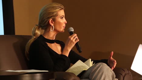 Ivanka-Trump-Answers-Questions-At-A-Public-Appearance-At-A-Military-Base