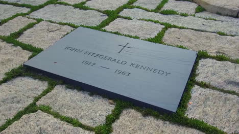 John-F-Kennedy-Grabstätte-Auf-Dem-Friedhof-Von-Arlington