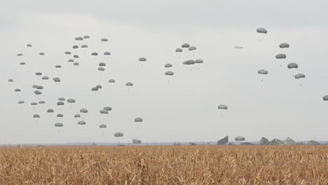 Us-Army-Paratroopers-Parachute-From-A-Plane-In-A-Large-Military-Exercise-2