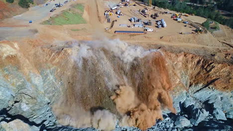 Aerial-Over-A-Dynamite-Explosion-Clearing-A-Water-Channel-At-The-Oroville-Dam-Spillway-Reconstruction-Project-3