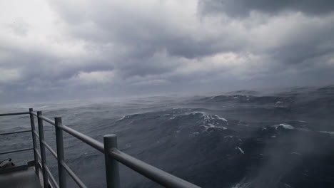 Sailors-Aboard-The-Uss-Gerald-R-Ford-Observe-Sea-Smoke