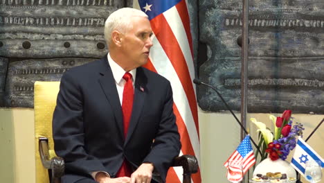 At-A-Press-Conference-With-Israeli-President-Rivlin-Mike-Pence-Talks-About-The-Iran-Nuclear-Deal