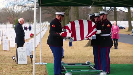 Master-Sgt-Catherine-Murray-The-First-Female-Marine-To-Retire-From-The-Marine-Corps-Is-Laid-To-Rest-At-Arlington